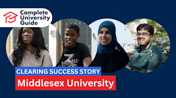 Middlesex University Clearing success stories