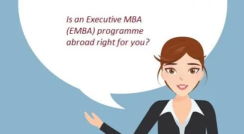 Executive MBA programmes abroad–who should study an EMBA?