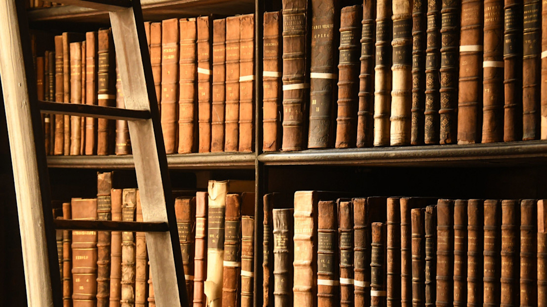 The magnificent Old Library in Trinity College