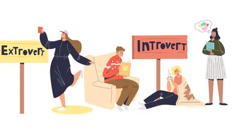 introvert people art