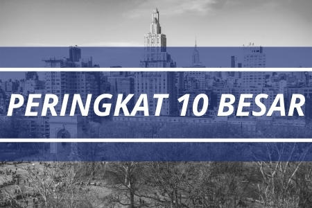 Peringkat 10 Besar di daftar universitas terbaik di dunia versi Times Higher Education