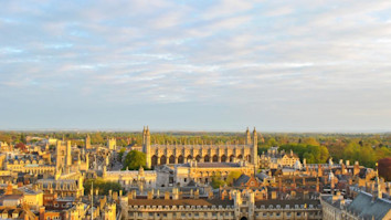 View of University of Cambridge colleges 