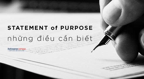 nhung dieu can biet ve statement of purpose