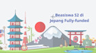 7 Beasiswa S2 Jepang Fully Funded 2024
