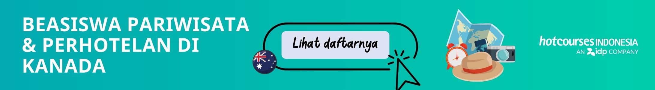Banner Beasiswa di Bidang Pariwisata, Perjalanan & Perhotelan di Kanada