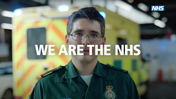A paramedic talking about his role and experience working for the NHS