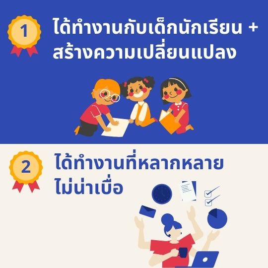 ได้สอนหนังสือเด็ก ๆ งานไม่น่าเบื่อ