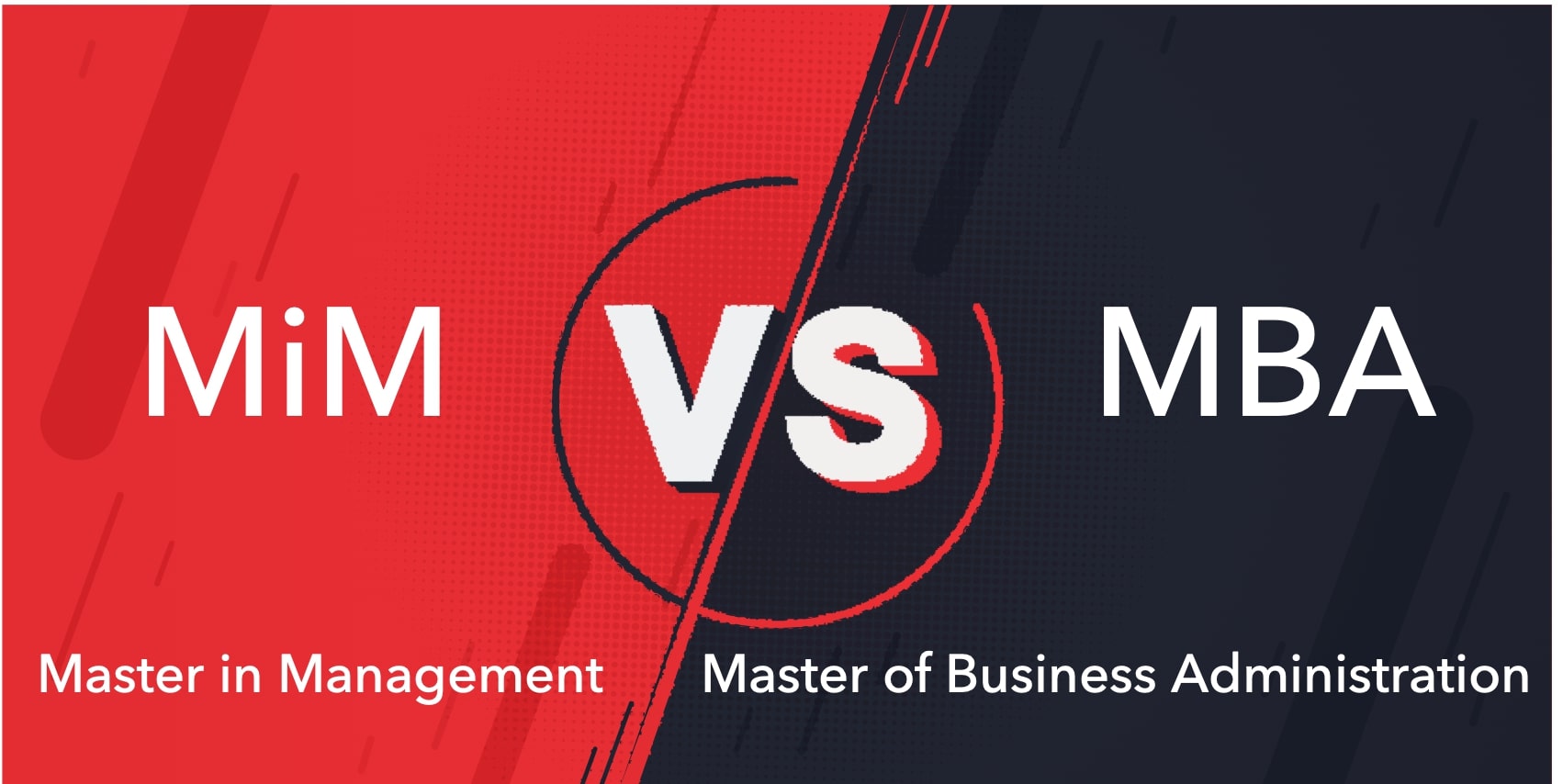 Masters versus MBA