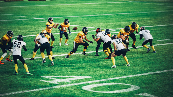 going to american football games