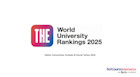 Daftar Universitas Terbaik Di Dunia Tahun 2025 | Times Higher Education World University Rankings