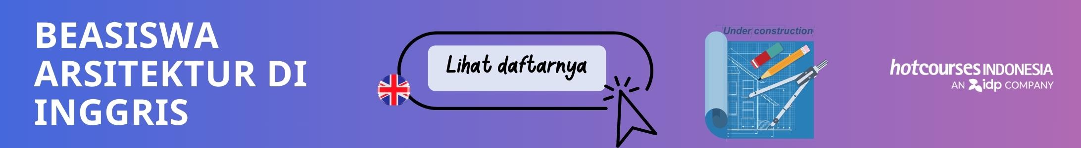 Banner Daftar Kumpulan Beasiswa Arsitektur di Inggris