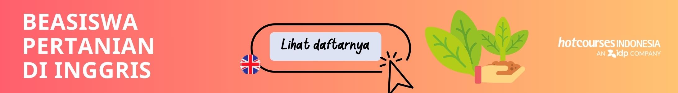 Banner Daftar Kumpulan Beasiswa Pertanian di Inggris