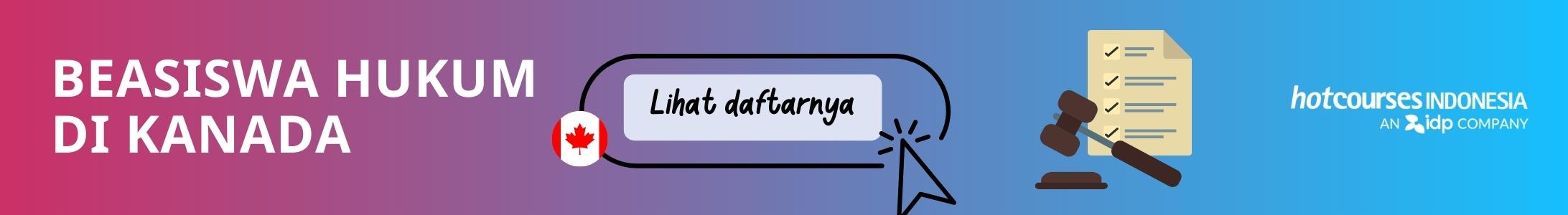 Banner Beasiswa di Bidang Hukum di Kanada