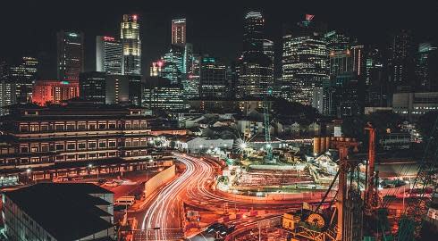 singapore by night
