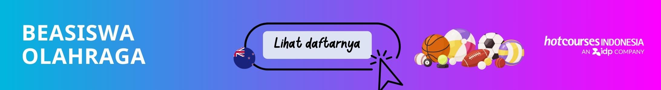 Banner Artikel Beasiswa Kategori Jurusan Olahraga di New Zealand