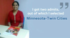 A foolproof plan of Anushree Ramanath who made a great leap forward to University of Minnesota!