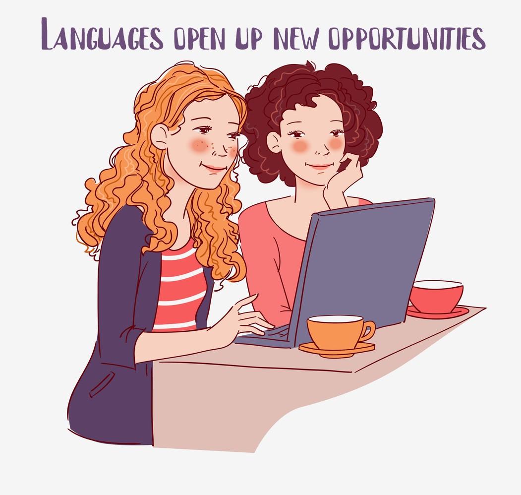 Language course students