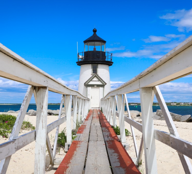 Brant point light house. Nantucket, Massachusetts.