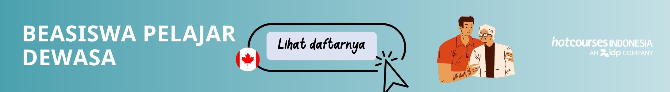 Banner Artikel Beasiswa Untuk Pelajar Dewasa di Kanada 