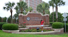 Estudante brasileira na Universidade da Flórida
