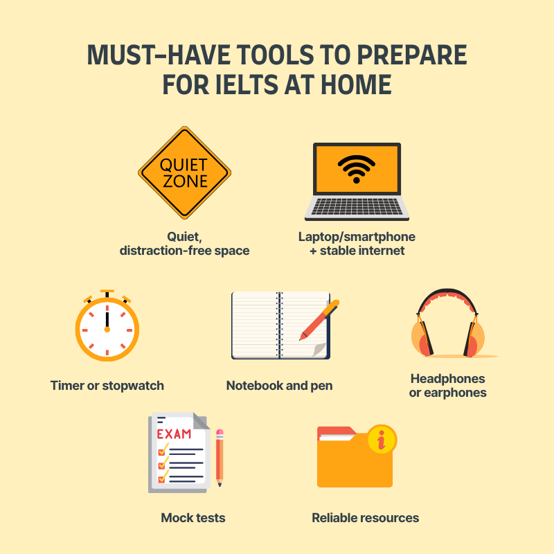 Tools to prepare for IELTS at home
