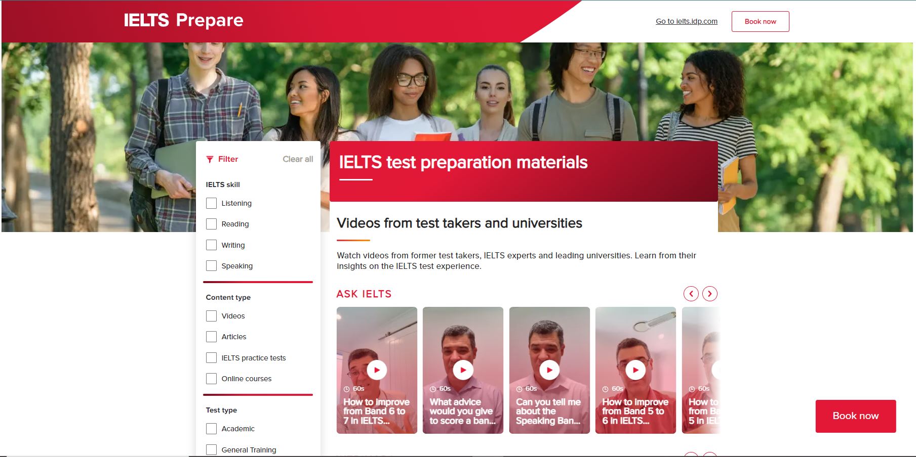 ielts idp indonesia preparation