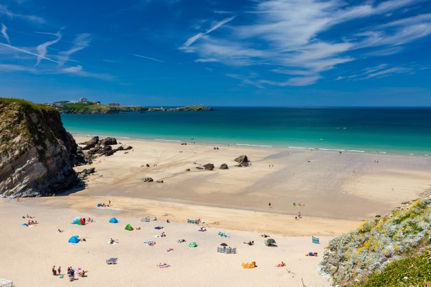 Beach view of lusty cove