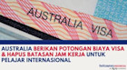 Australia Berikan Potongan Biaya Visa dan Hapus Batasan Jam Kerja untuk Pelajar Internasional