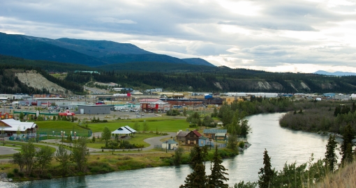 Whitehorse, Yukon cityscape 