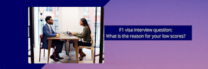 F1 visa question on low scores