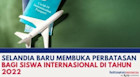 Selandia Baru Membuka Perbatasan Bagi Siswa Internasional di Tahun 2022