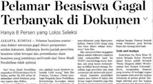 5 Mental Berbahaya Penyebab Gagal Mendapatkan Beasiswa