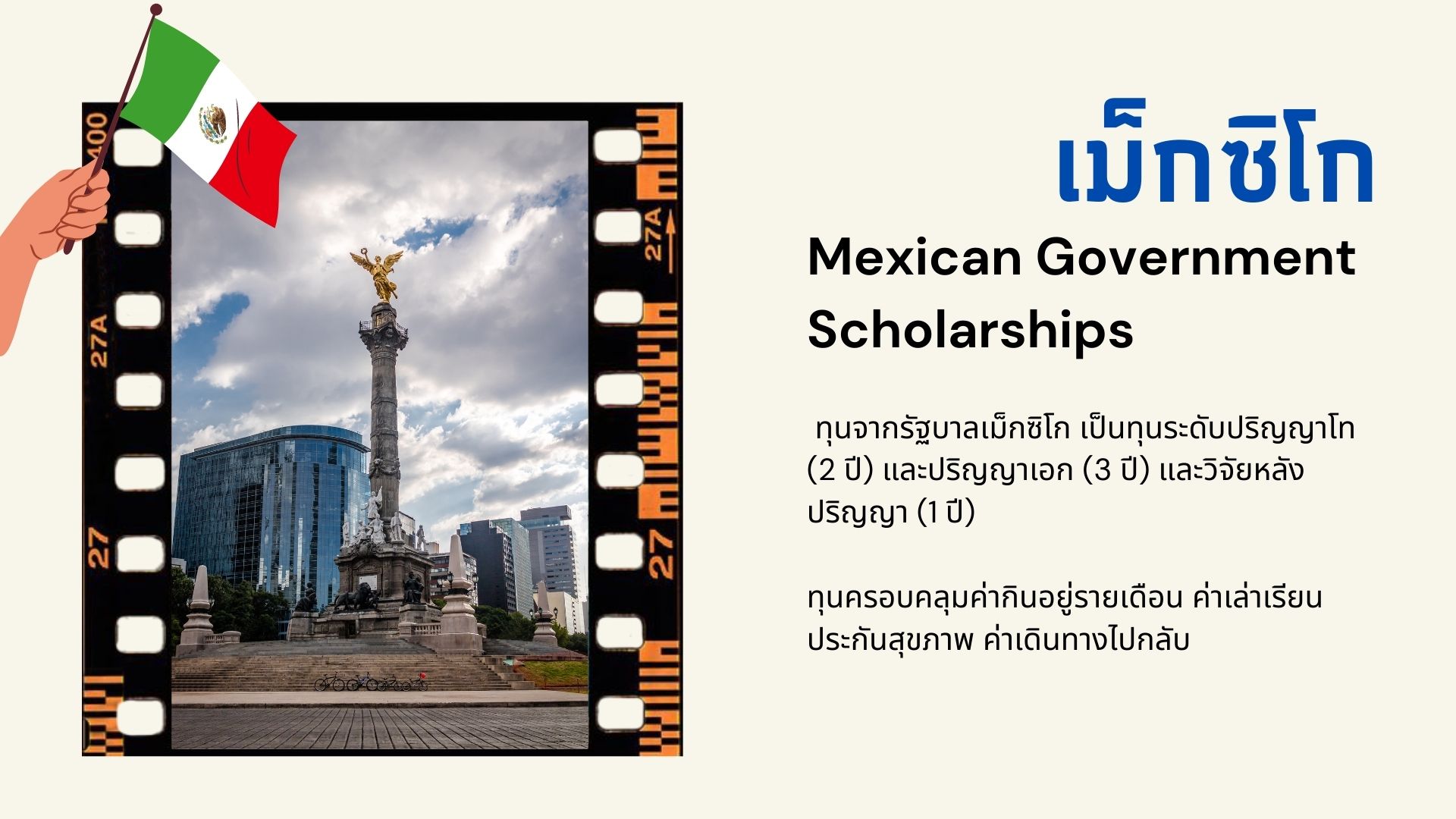 ทุนเรียนต่อเม็กซิโก