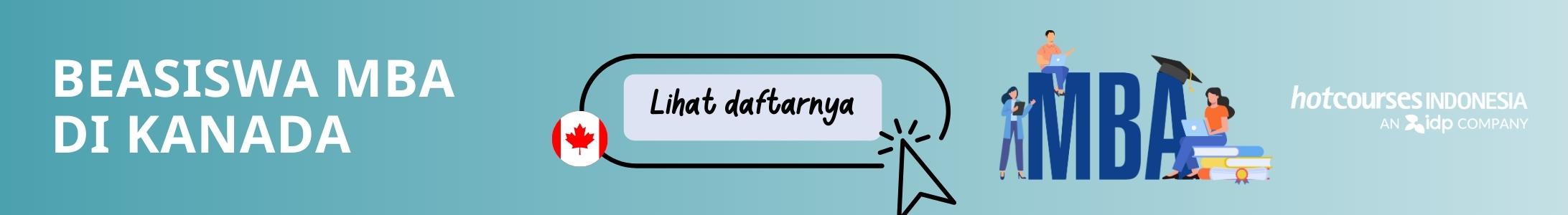 Banner Beasiswa MBA di Kanada