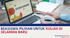 Beasiswa Pilihan untuk Kuliah di Selandia Baru