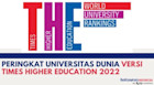 Peringkat Universitas Dunia Versi Times Higher Education 2022