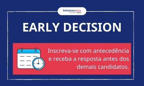 Processo seletivo nos EUA: Early Decision