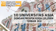 10 UNIVERSITAS ASIA DENGAN PROSPEK KERJA LULUSAN TERBAIK 2018
