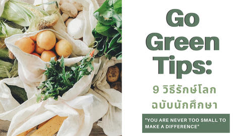 easy tips students can go green