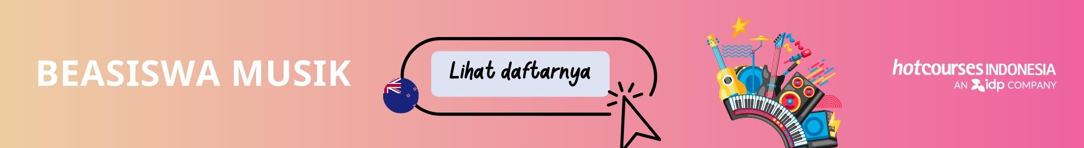 Banner Artikel Beasiswa Kategori Jurusan Musik di New Zealand