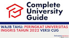 WAJIB TAHU: Peringkat Universitas Inggris Tahun 2022 Versi Complete University Guide