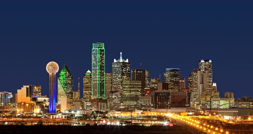 dallas at nght