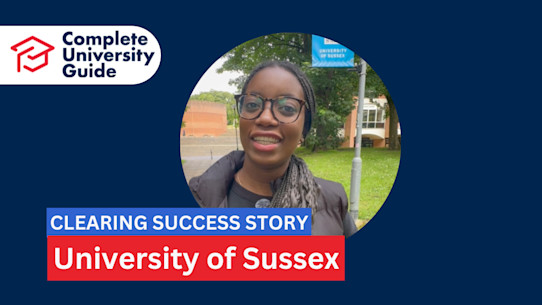 UCAS Clearing: University of Sussex success story – Nicole