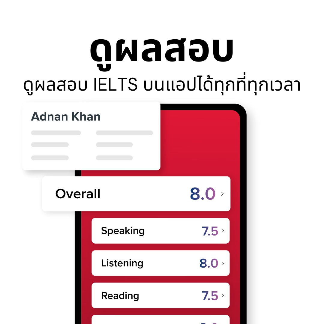 IELTS by IDP result