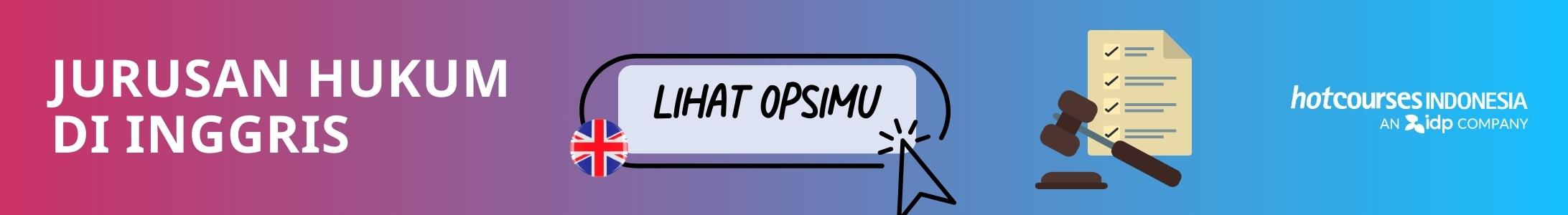 Banner Daftar Kumpulan Beasiswa Hukum di UK