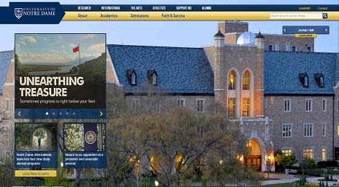 university website
