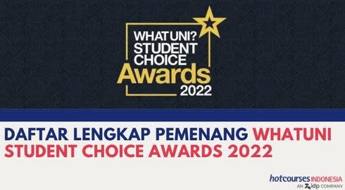 Daftar Lengkap Pemenang Whatuni Student Choice Awards 2022