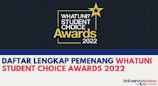 Daftar Lengkap Pemenang Whatuni Student Choice Awards 2022