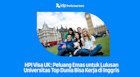 HPI Visa UK: Peluang Emas untuk Lulusan Universitas Top Dunia Bisa Kerja di Inggris