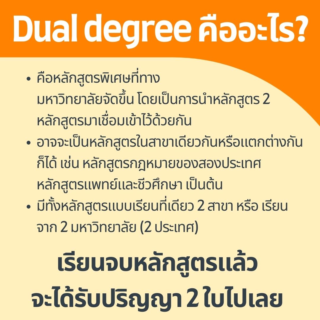 what is dual degree